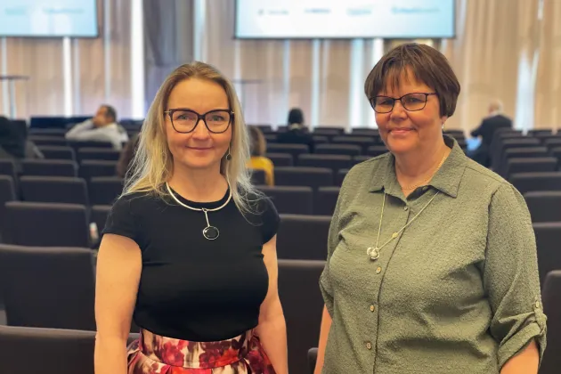 Foto på Charlotte Ling och Lena Eliasson.