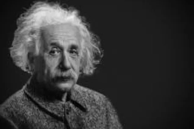 Albert Einstein. Bild.