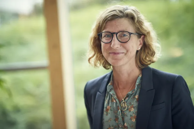 Porträtt av Helena Elding Larsson. Foto.