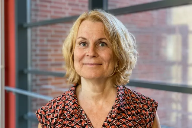 Foto på Eva Degerman. Porträtt.