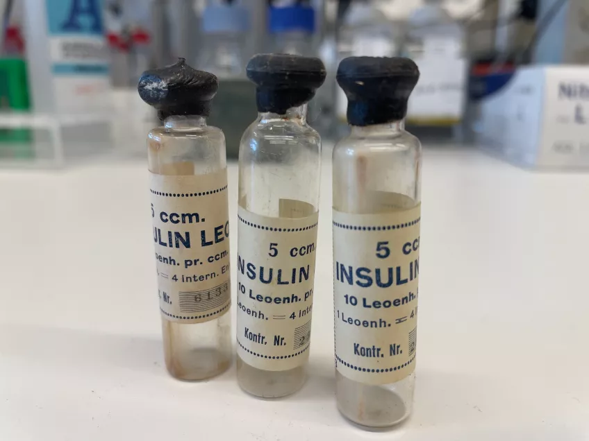 Flaskor med insulin.