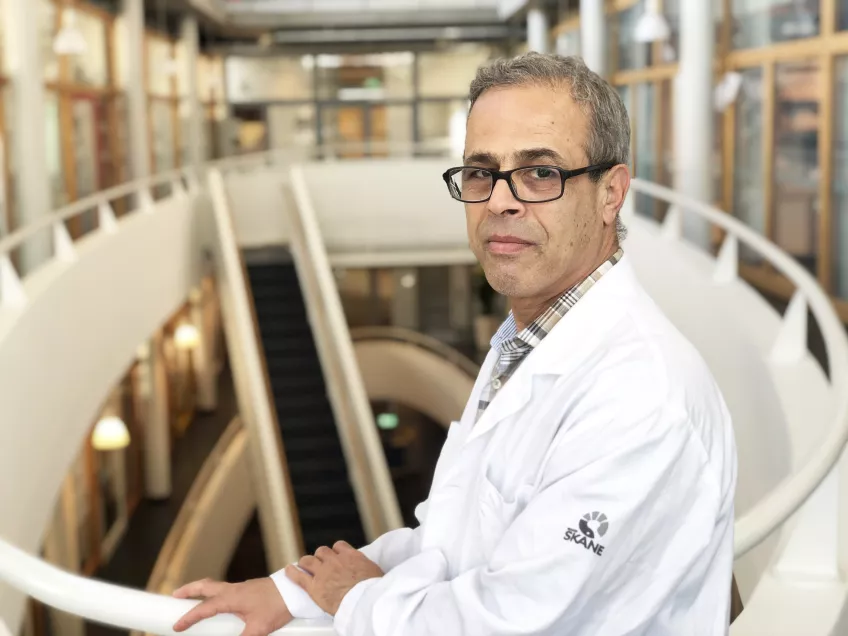 Albert Salehi, forskare vid Lunds universitets diabetescentrum, LUDC. Foto: Sara Liedholm